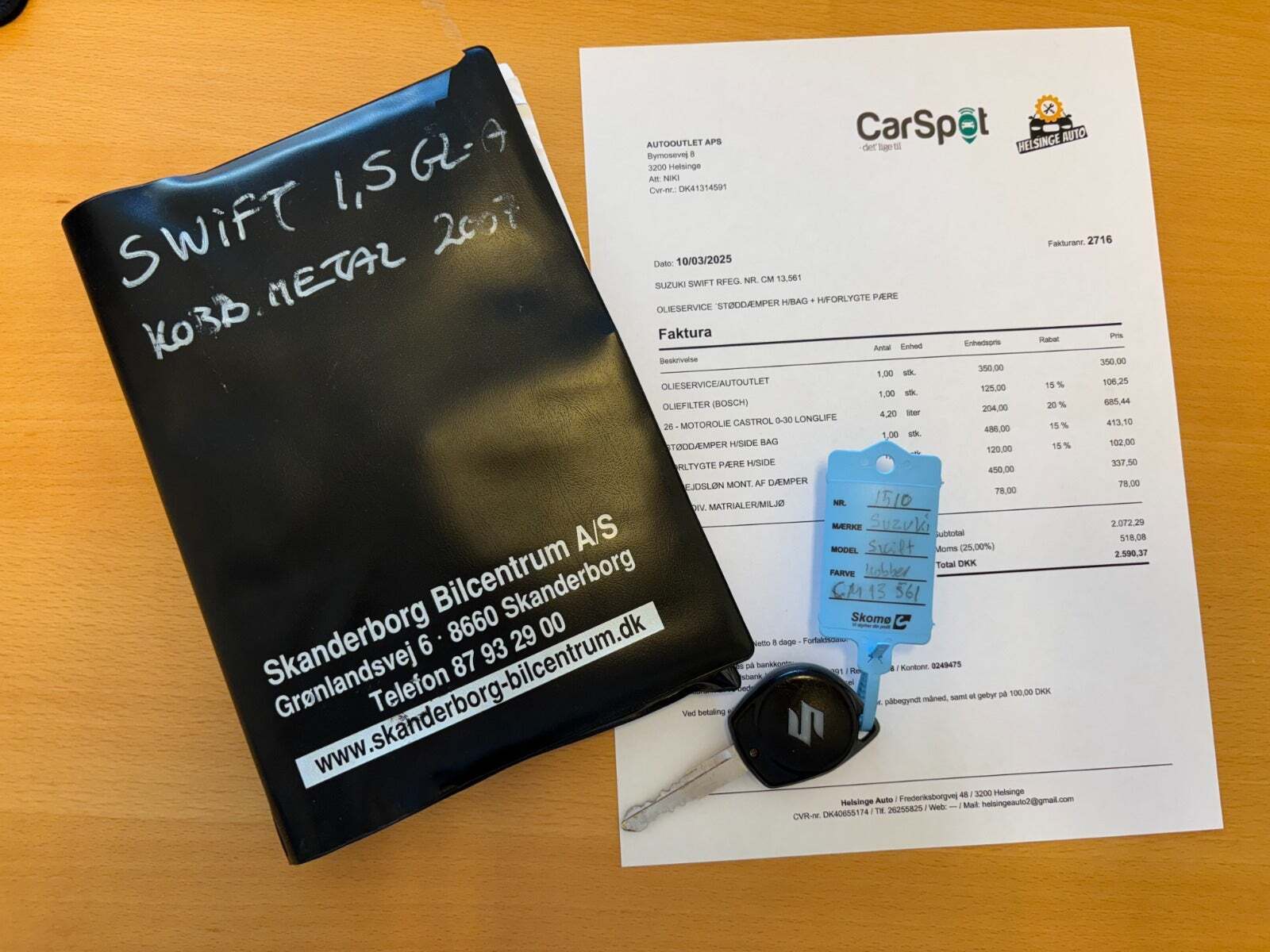 Kobber Suzuki Swift fra 2007