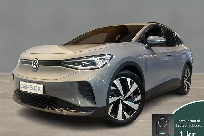 Grå VW ID.4 fra 2024 set udefra