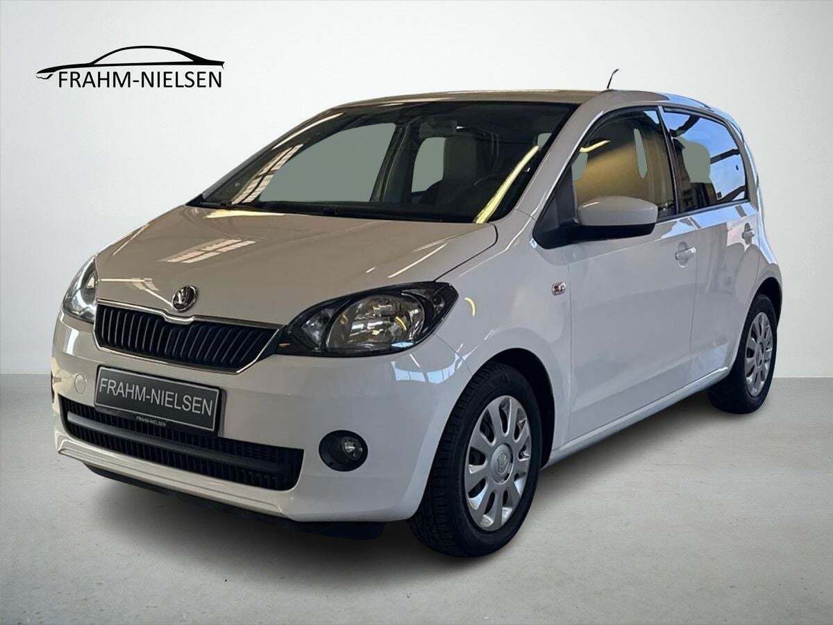 Hvid Skoda Citigo fra 2014