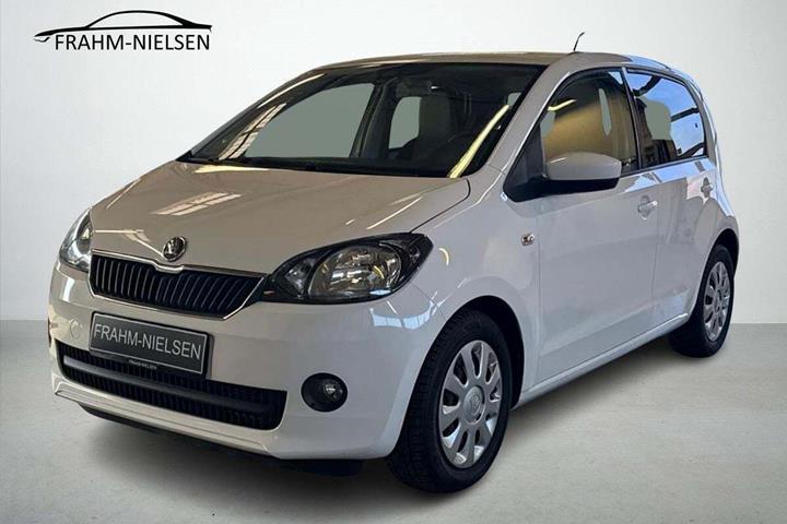 Hvid Skoda Citigo fra 2014