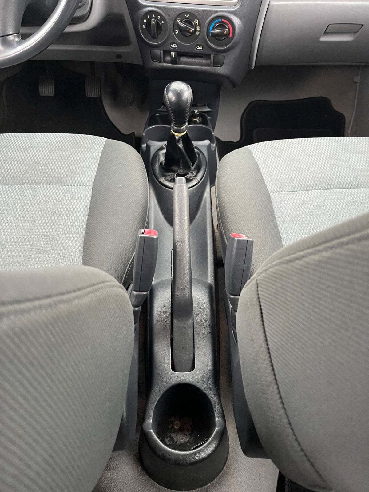 Rød Kia Picanto fra 2007