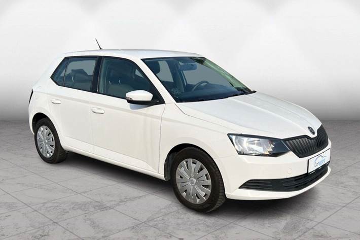 Hvid Skoda Fabia fra 2017