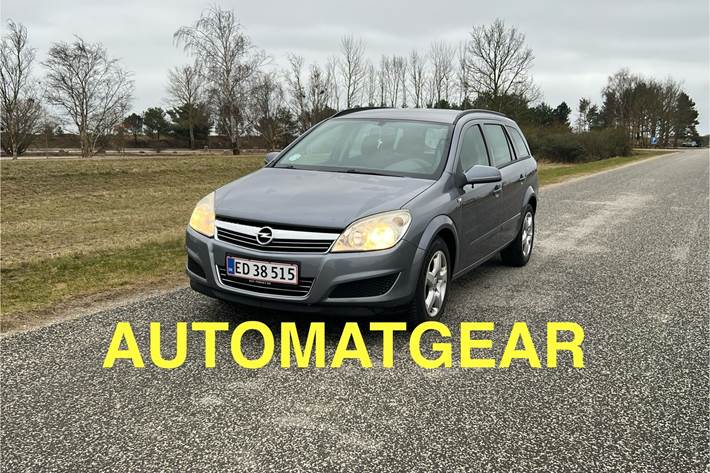 Blå Opel Astra fra 2007