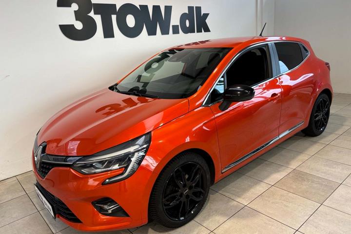 Orange Renault Clio V fra 2020 set udefra