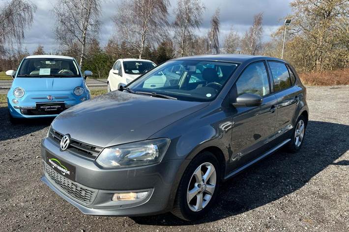 Grå VW Polo fra 2011
