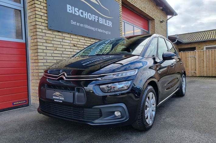 Sort Citroën C4 SpaceTourer fra 2020 set udefra