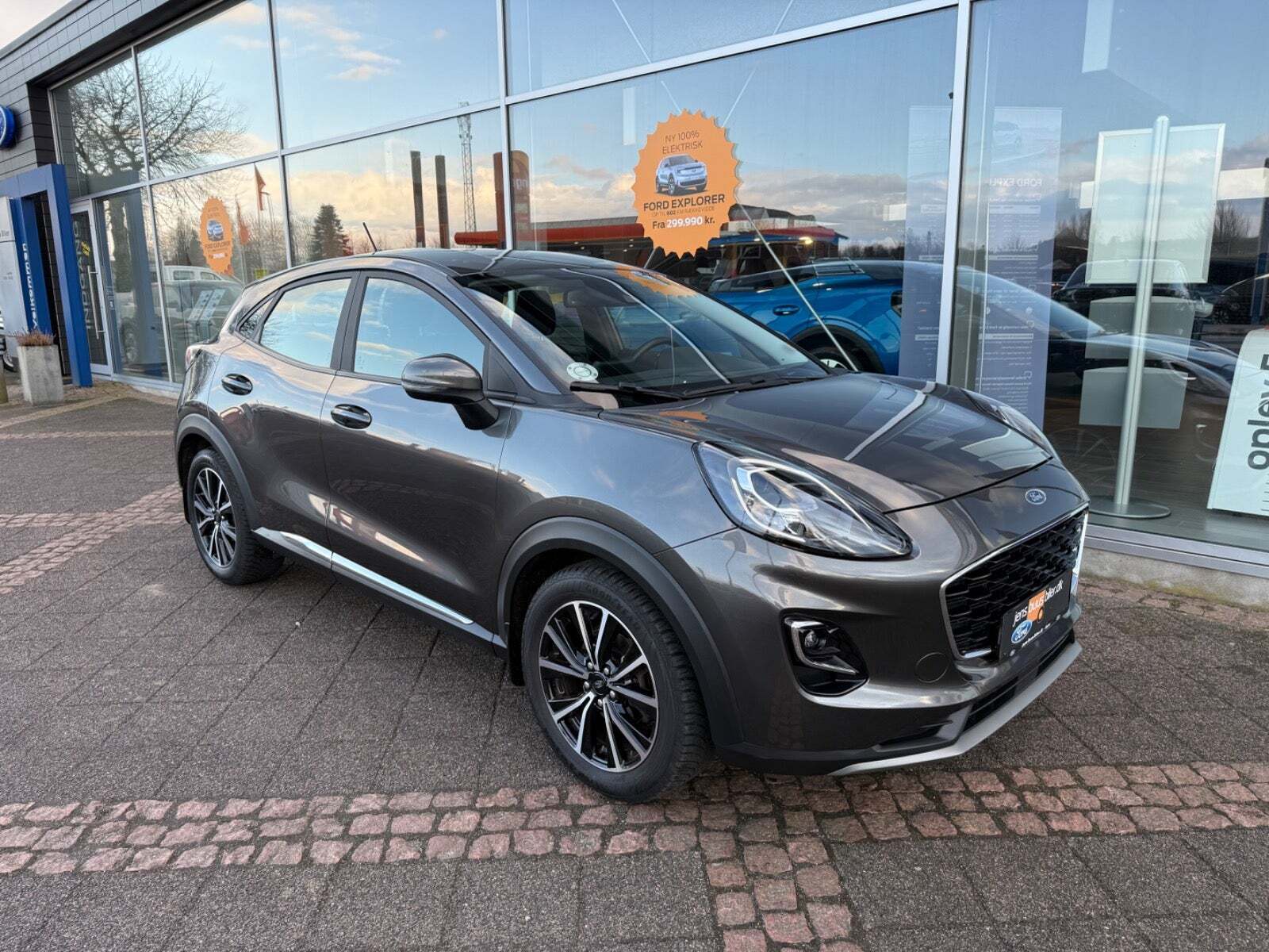 Grå Ford Puma fra 2020 set udefra