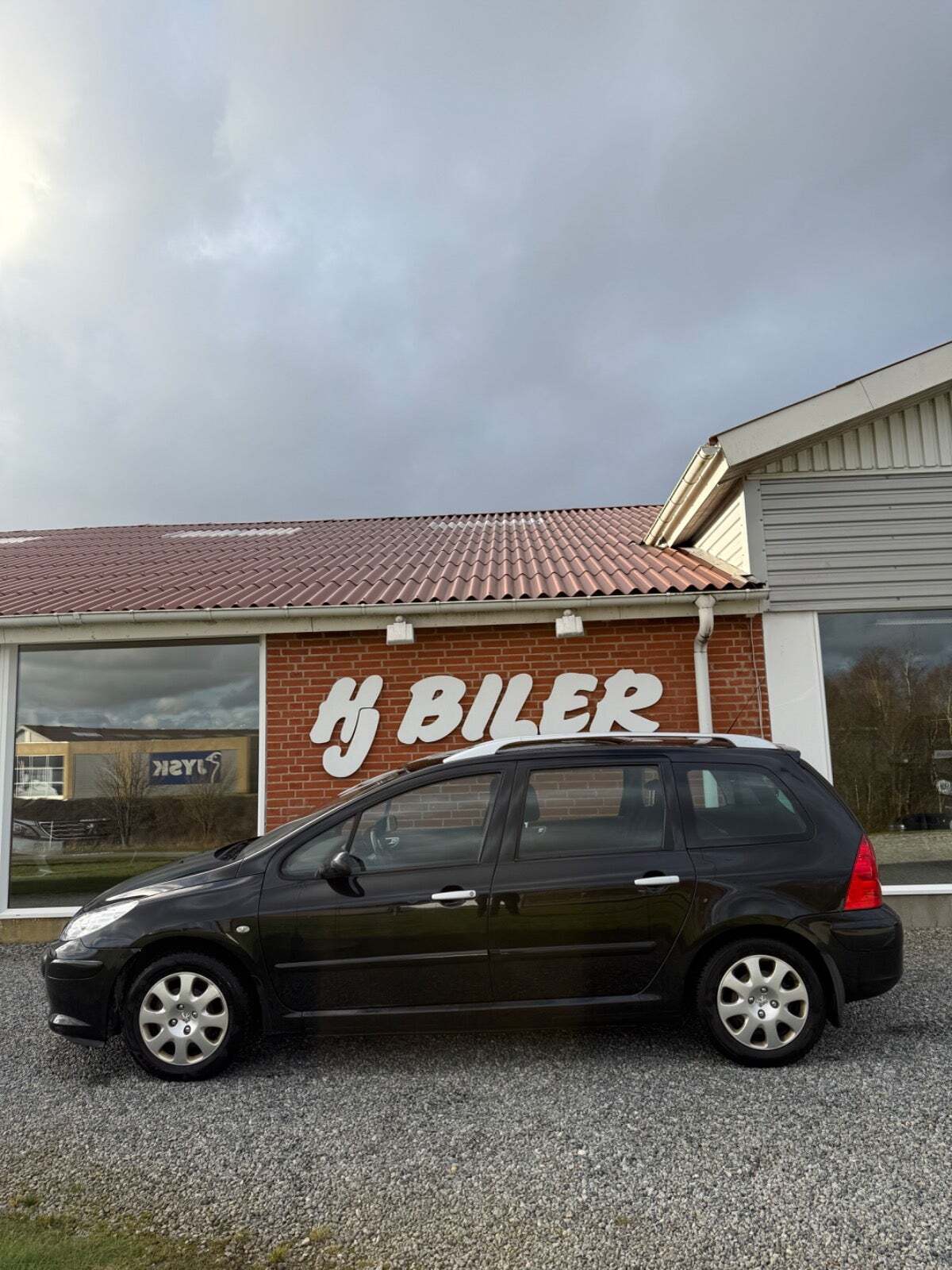 Sort Peugeot 307 fra 2007