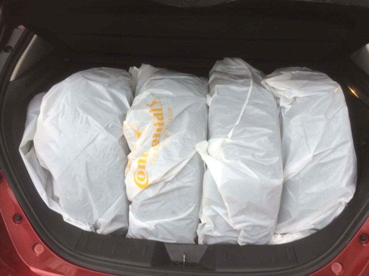 Rød Nissan Leaf fra 2018