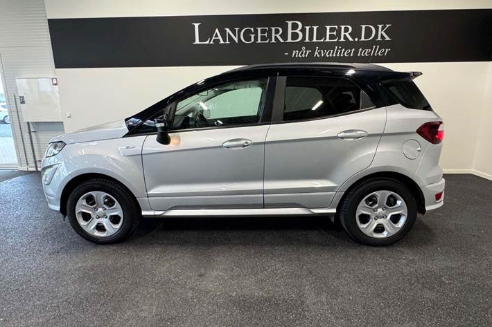 Sølv Ford EcoSport fra 2018