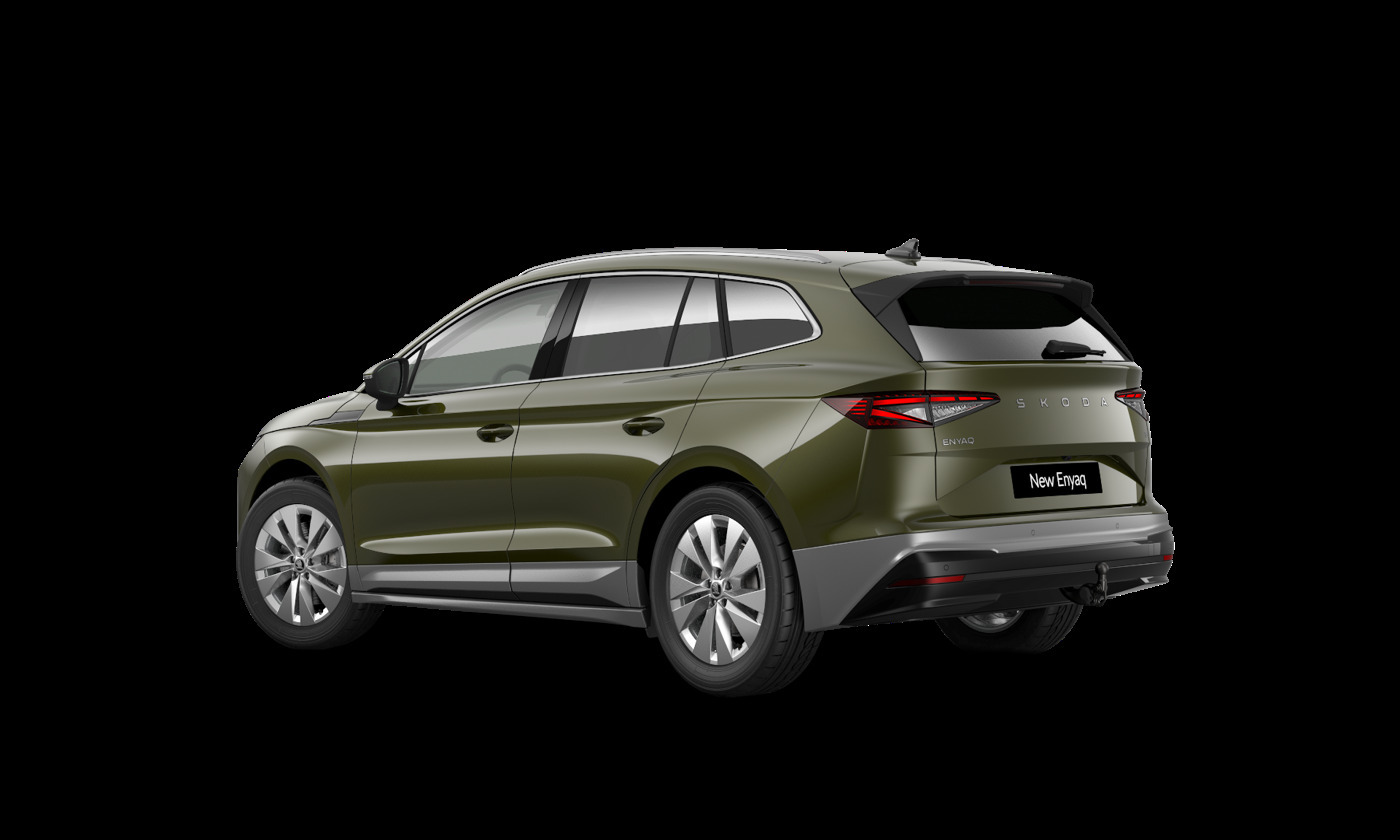Grøn Skoda Enyaq fra 2026