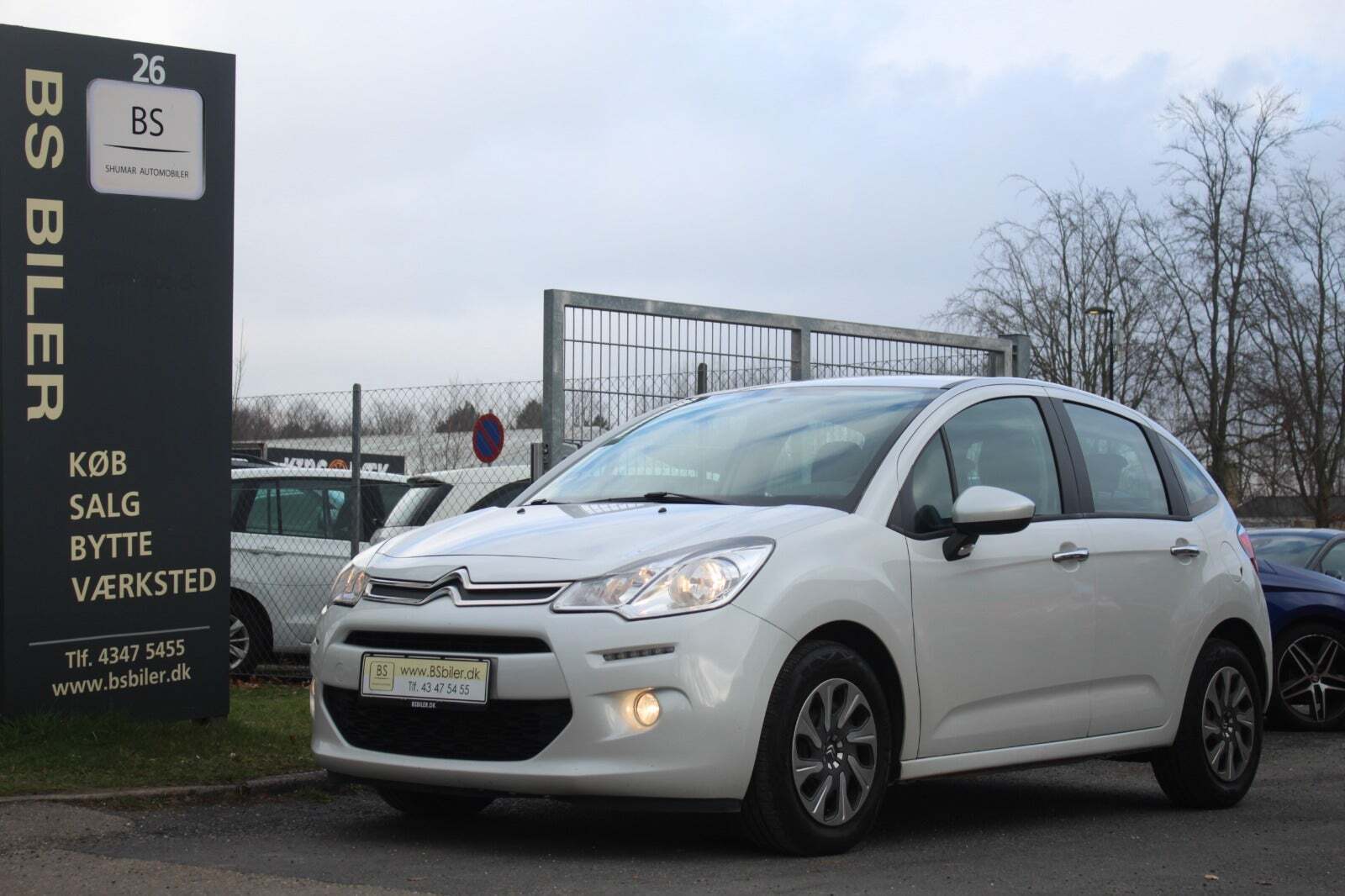 Hvid Citroën C3 fra 2015