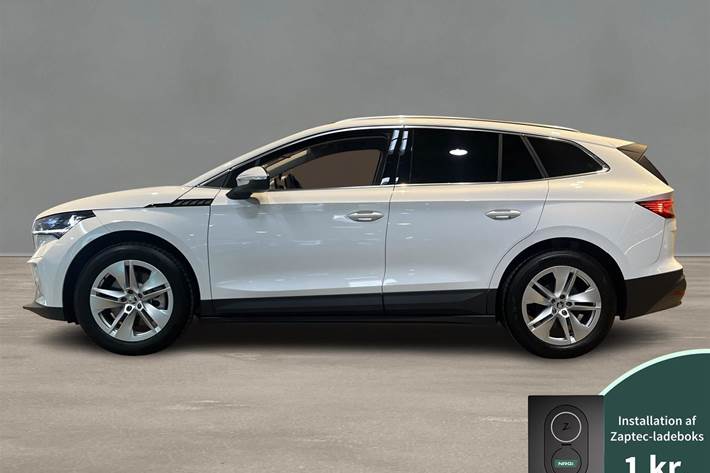 Hvid Skoda Enyaq iV fra 2025