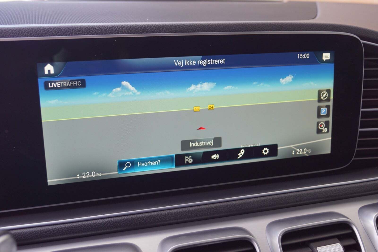 Sort Mercedes GLE350 de fra 2022