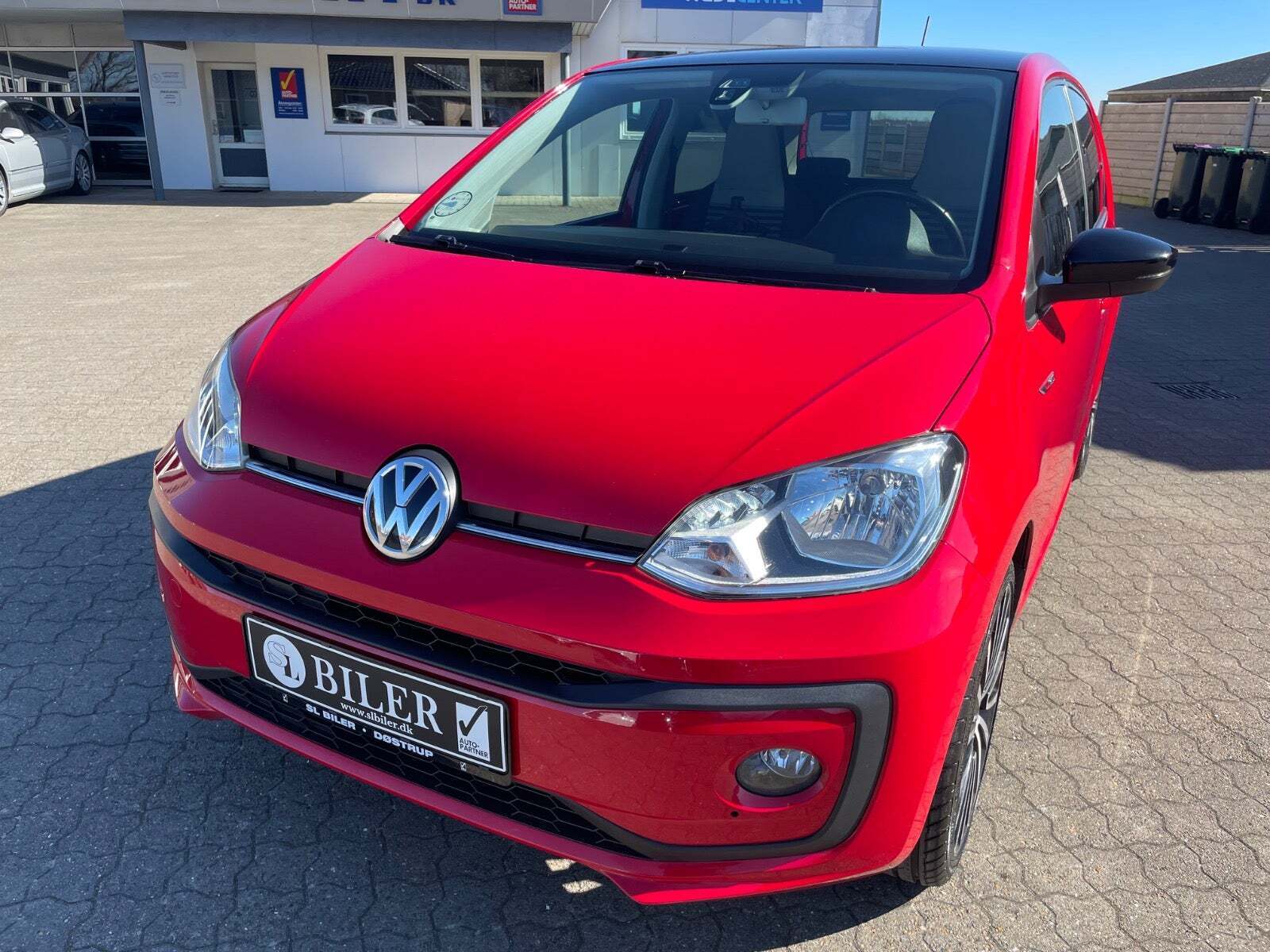 Rød VW UP! fra 2019