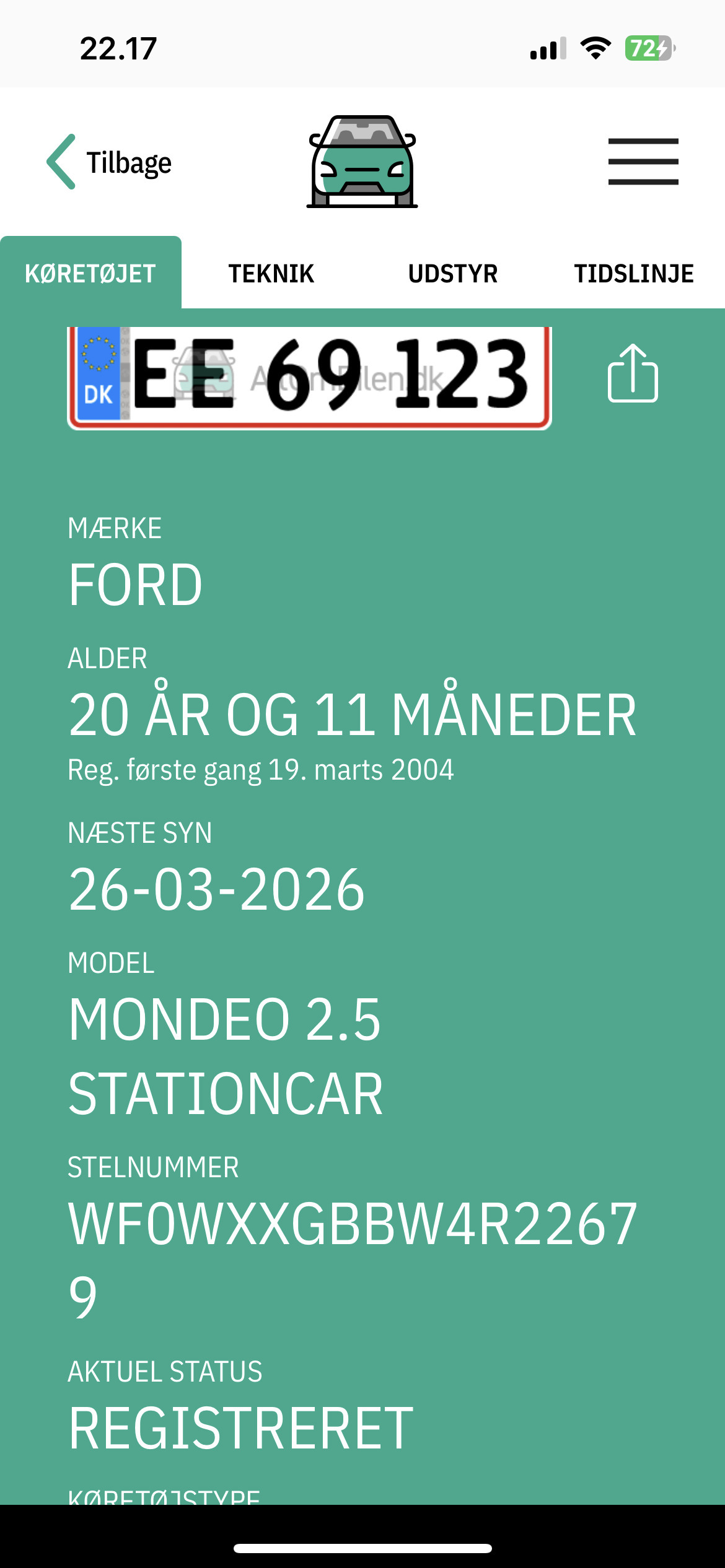 Ford Mondeo 2,5 STATIONSVOGN