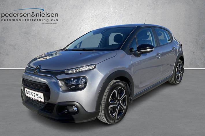 Grå Citroën C3 fra 2022 set udefra