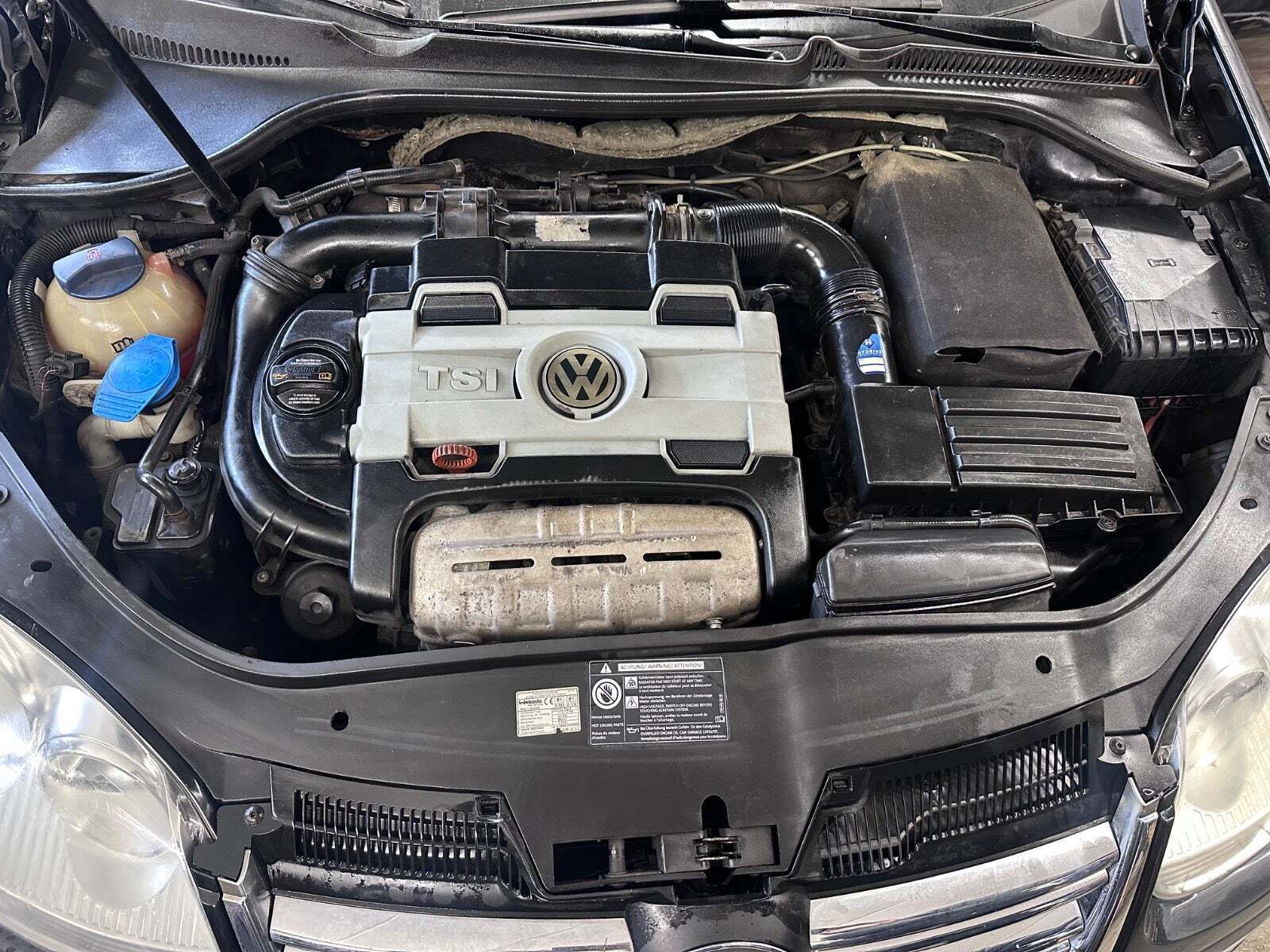 Grøn VW Golf V fra 2008