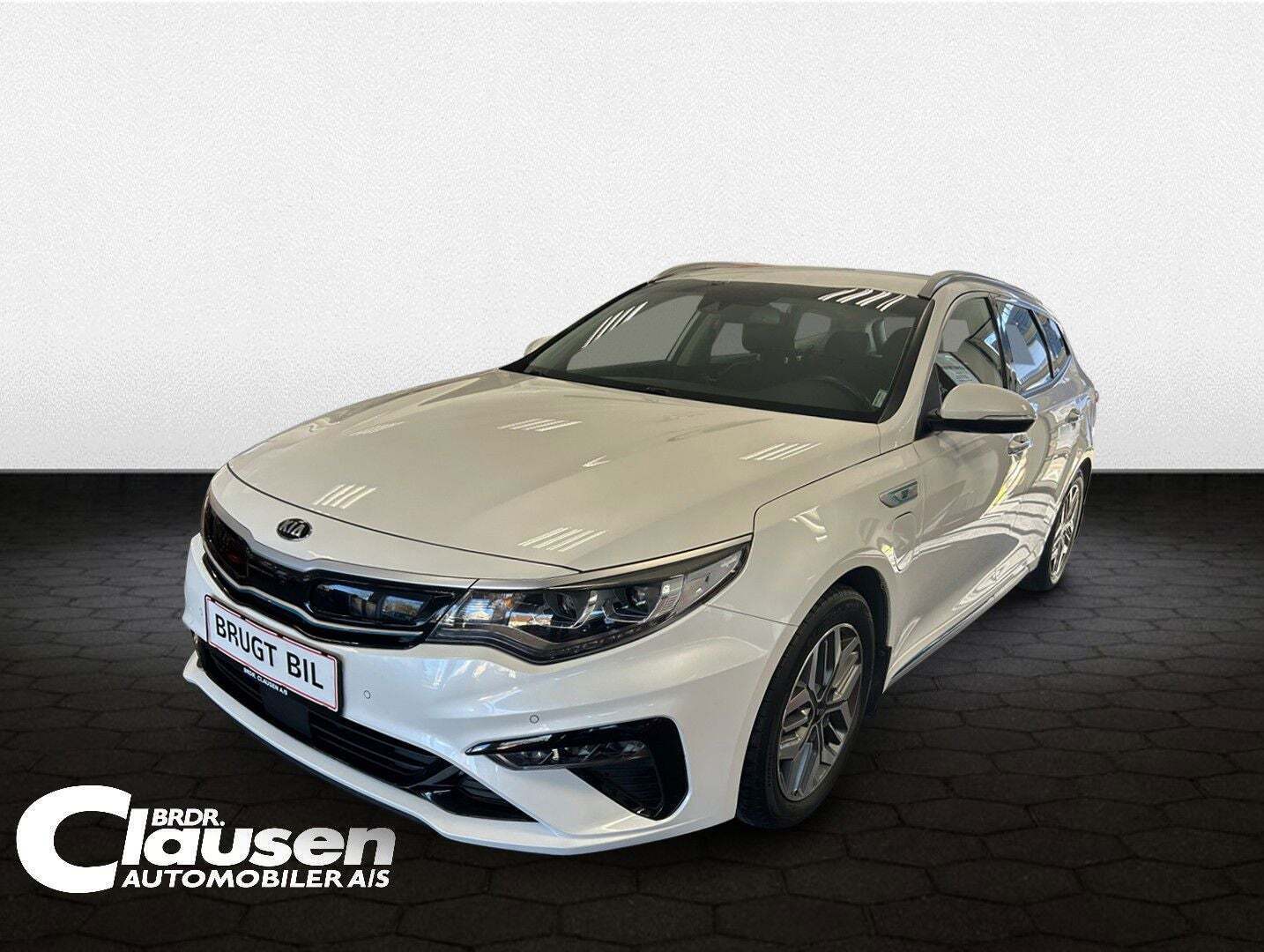 Hvid Kia Optima fra 2019