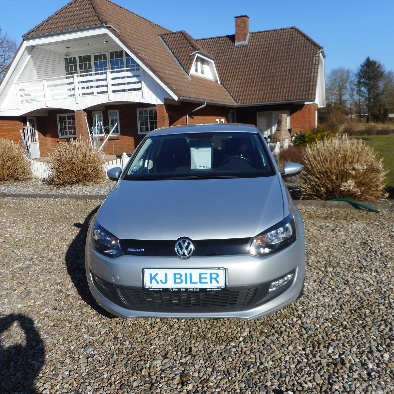 Sølv VW Polo fra 2014