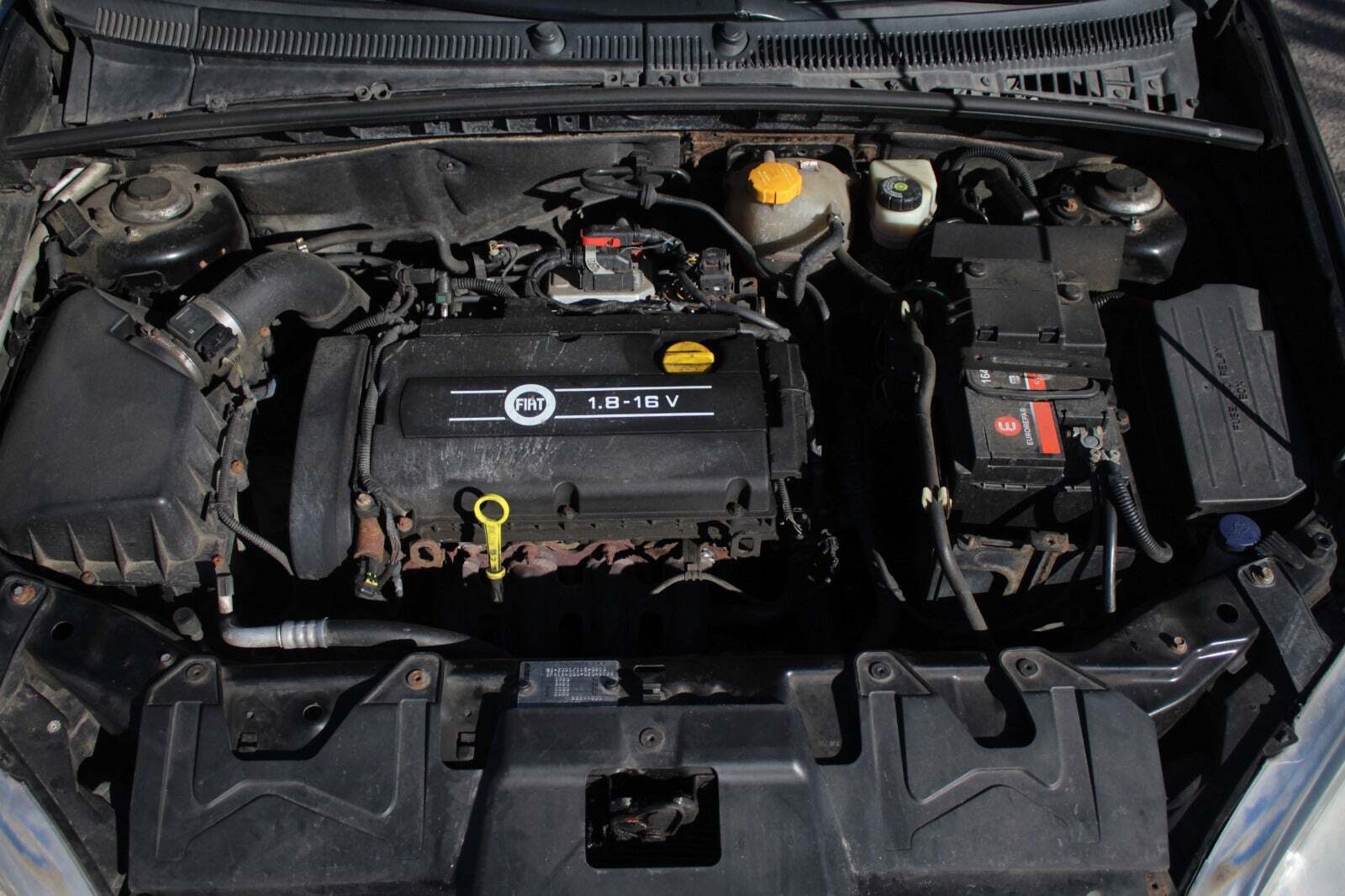 Sort Fiat Croma fra 2007 set udefra