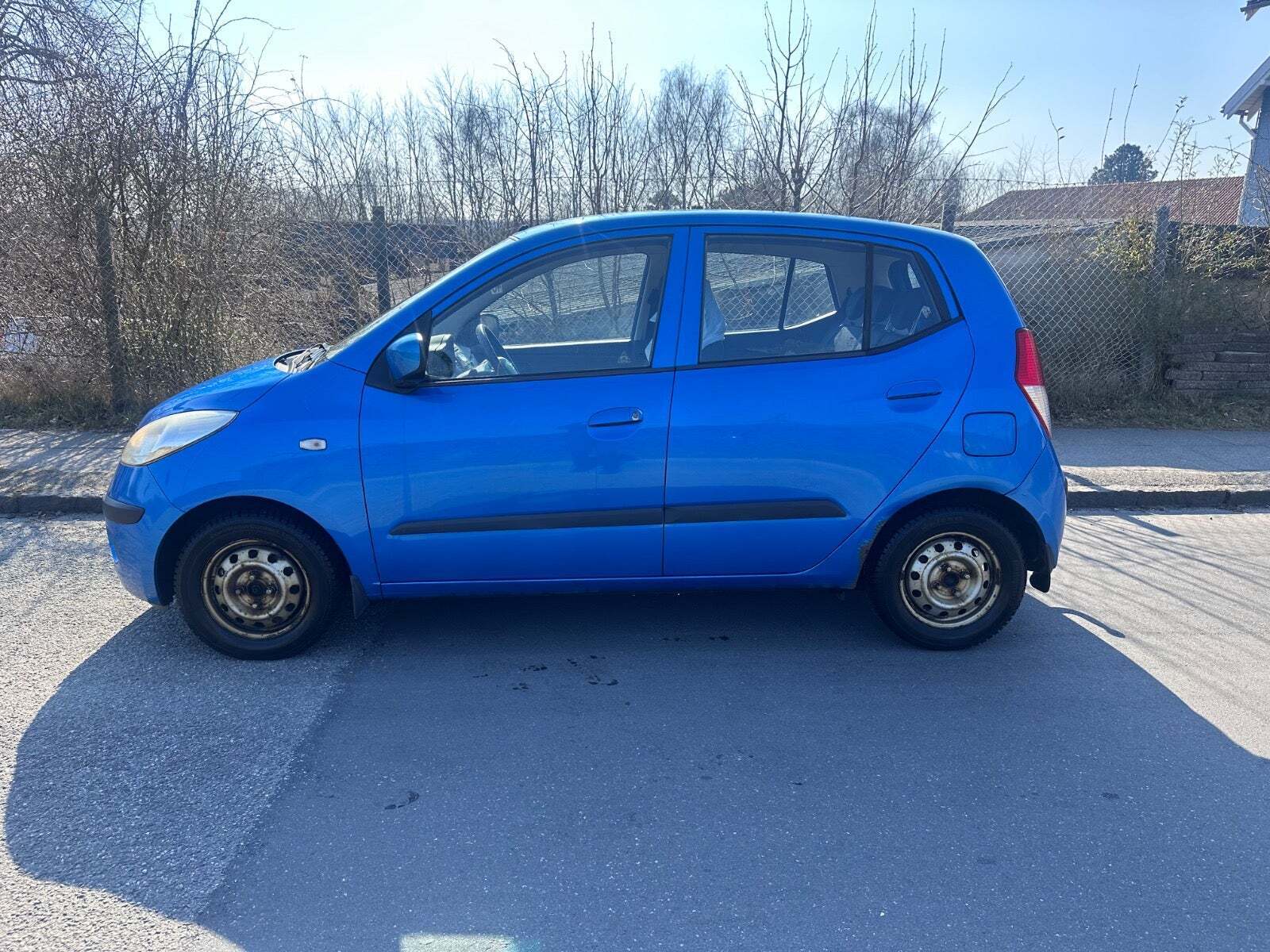 Grøn Hyundai i10 fra 2010