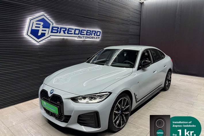 Grå BMW i4 fra 2024