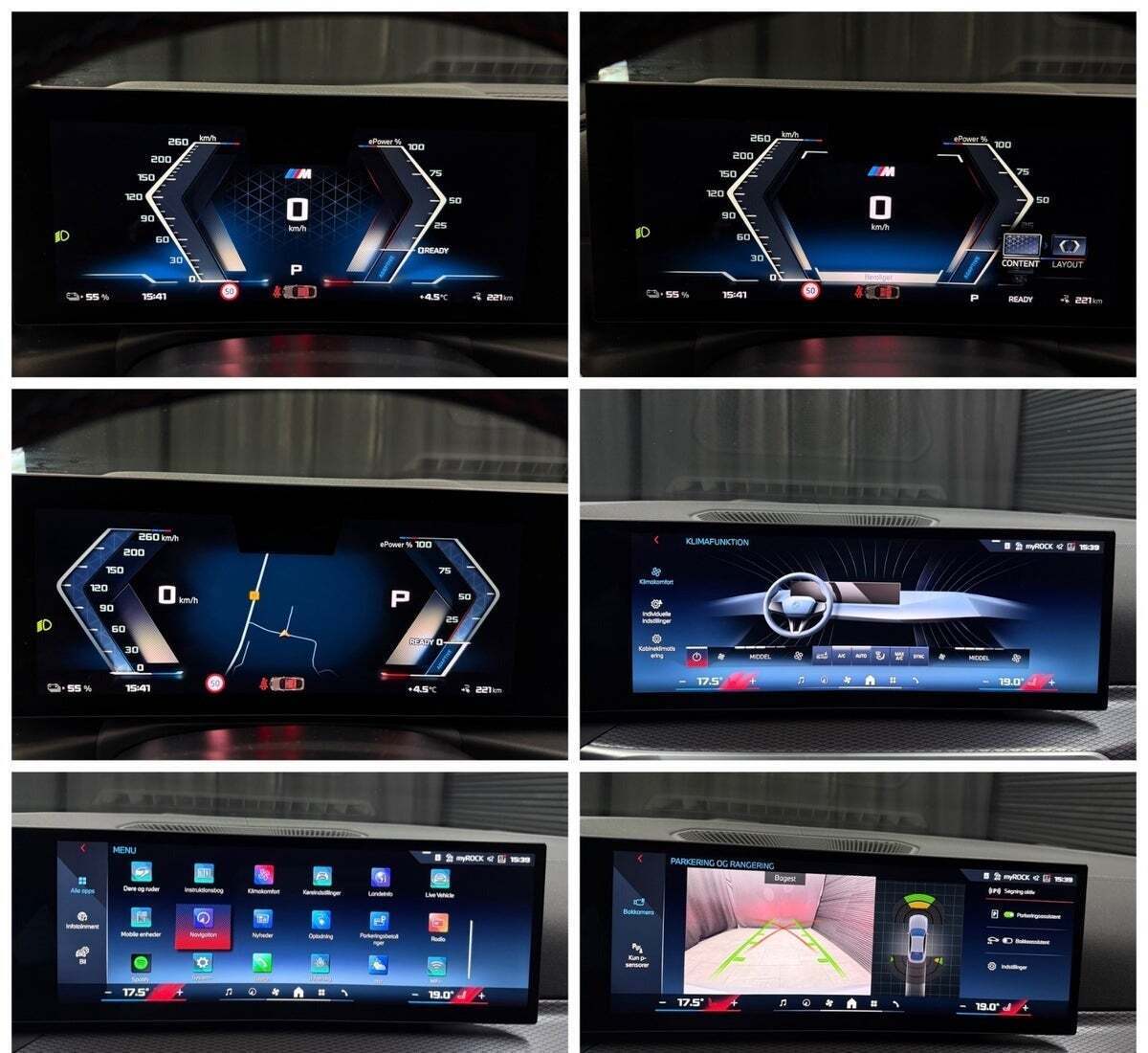 Grå BMW i4 fra 2024