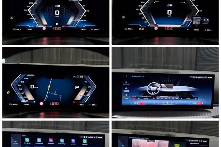 Grå BMW i4 fra 2024