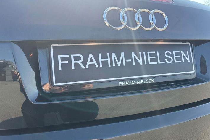 Sort Audi A4 fra 2005