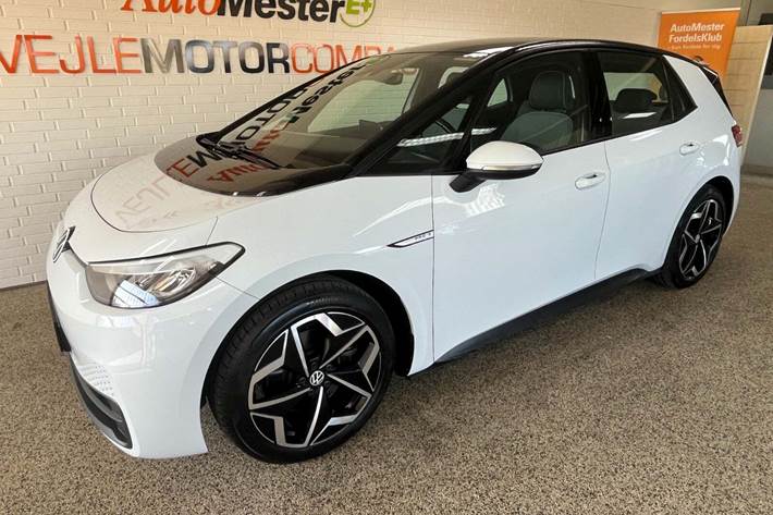 Hvid VW ID.3 fra 2021