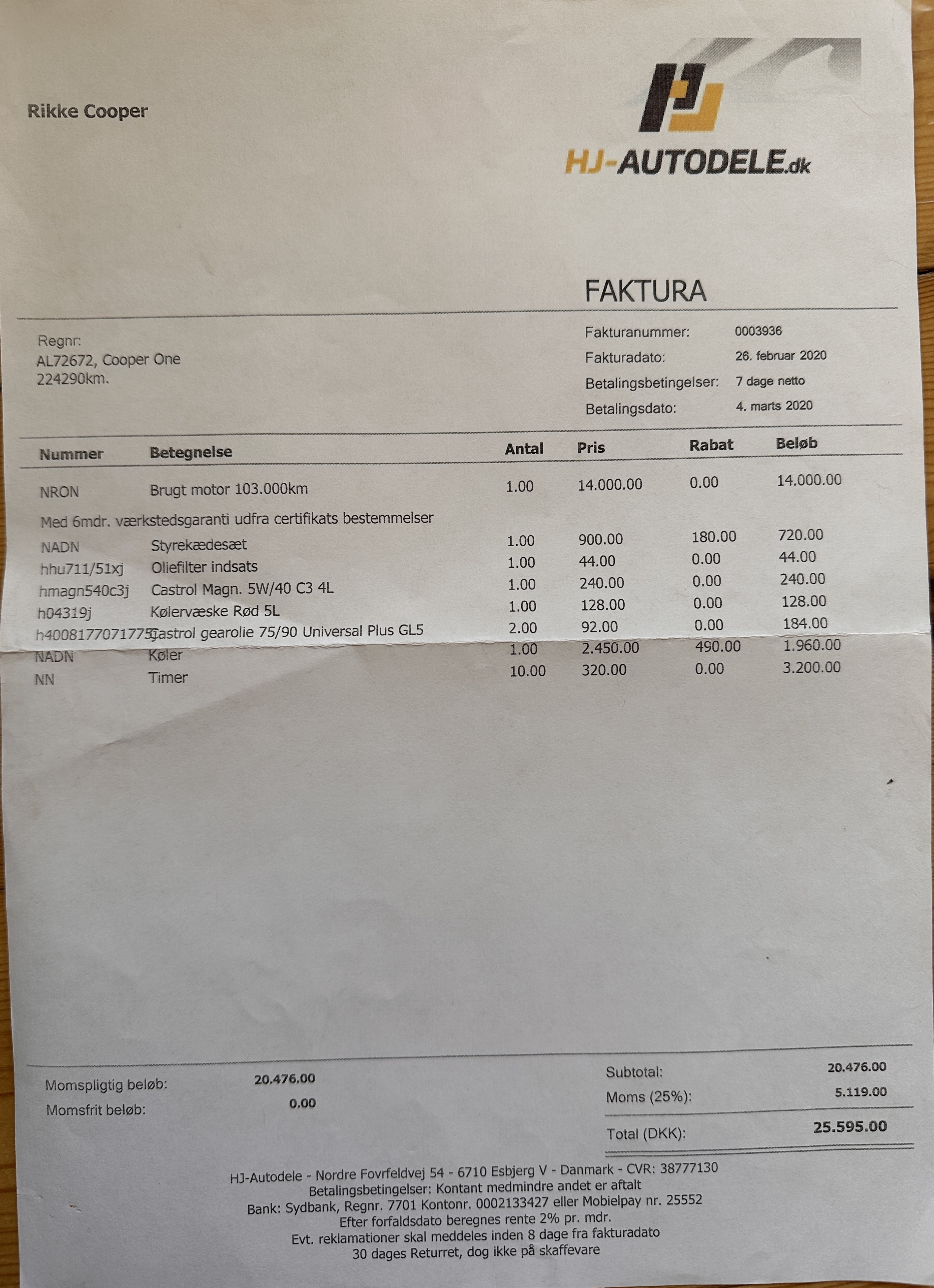 undefined Mini One fra 2007