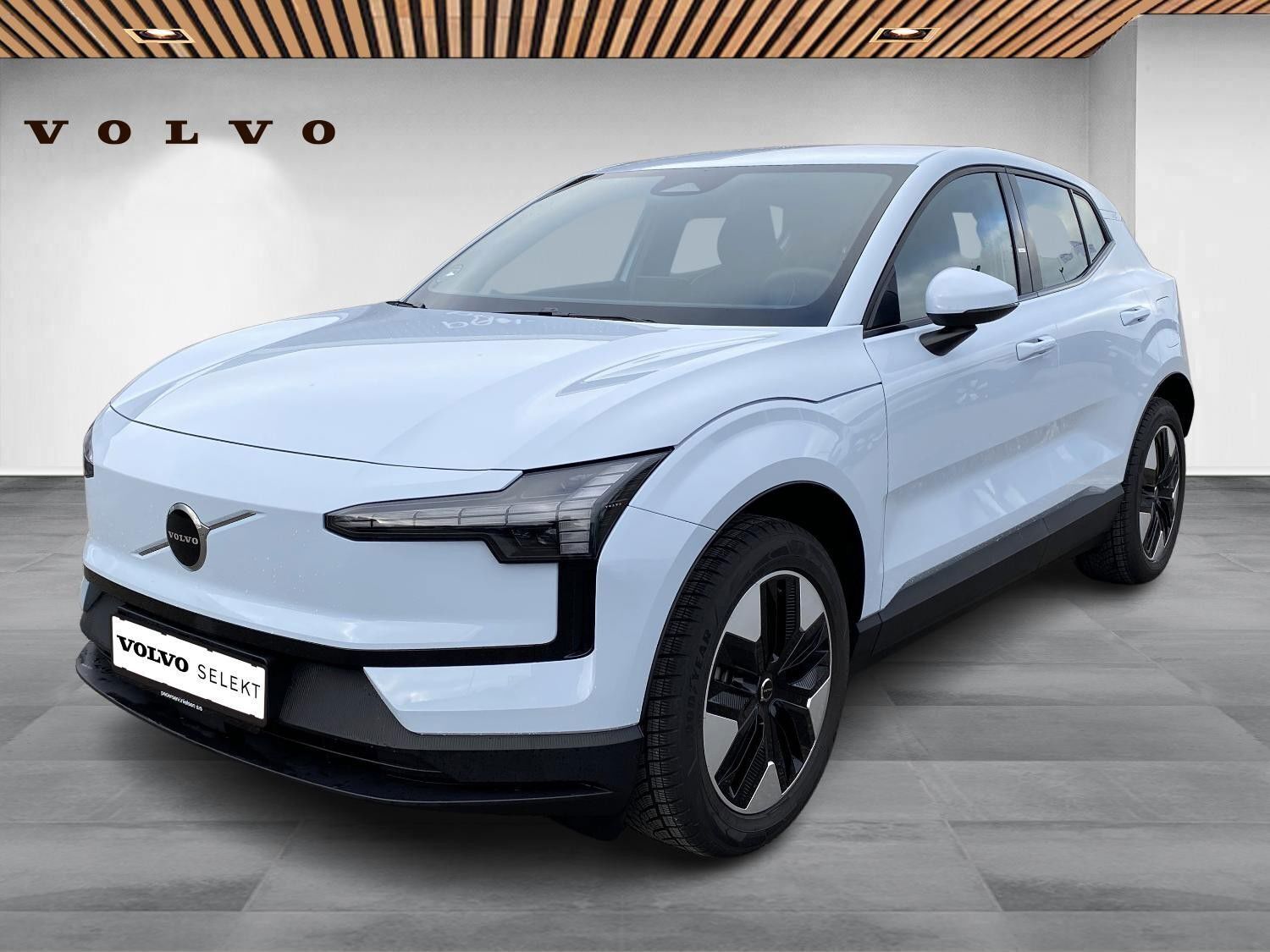 Blå Volvo EX30 fra 2025