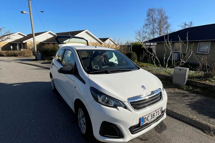 Hvid Peugeot 108 fra 2014