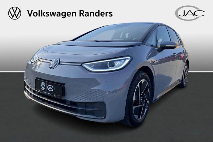 Grå VW ID.3 fra 2021