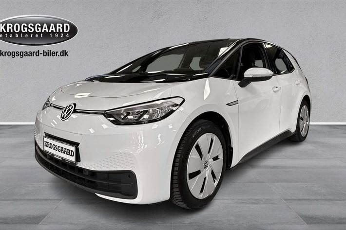 Hvid VW ID.3 fra 2021