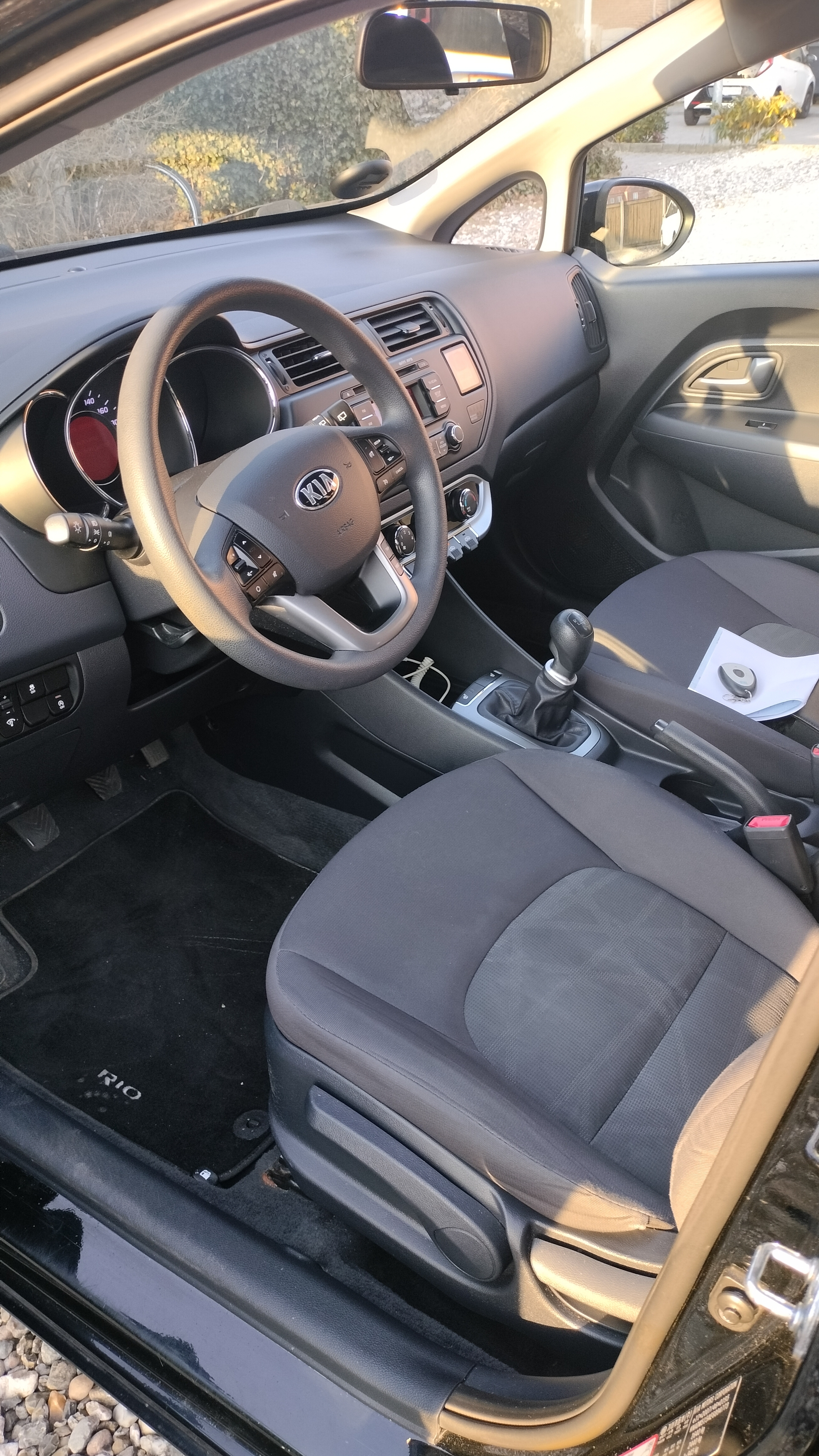 Sort Kia Rio fra 2014