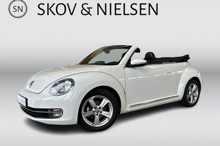 Hvid VW The Beetle fra 2013