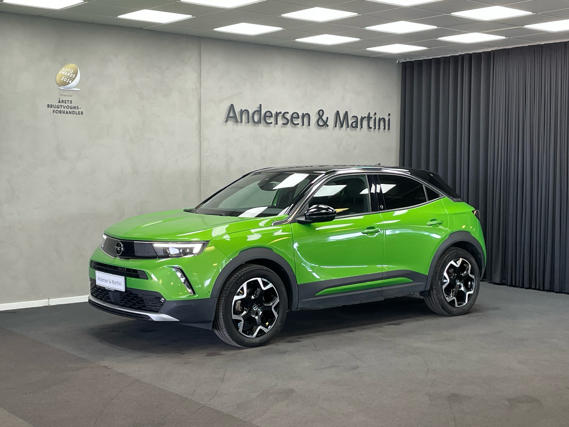 Grøn Opel Mokka-e fra 2021