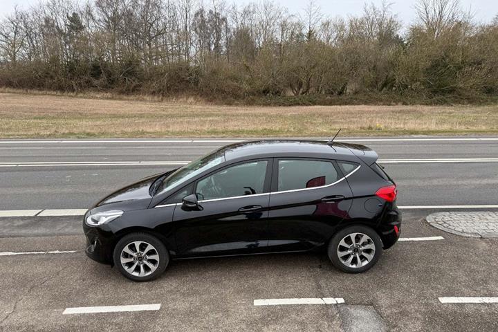 Sort Ford Fiesta fra 2018