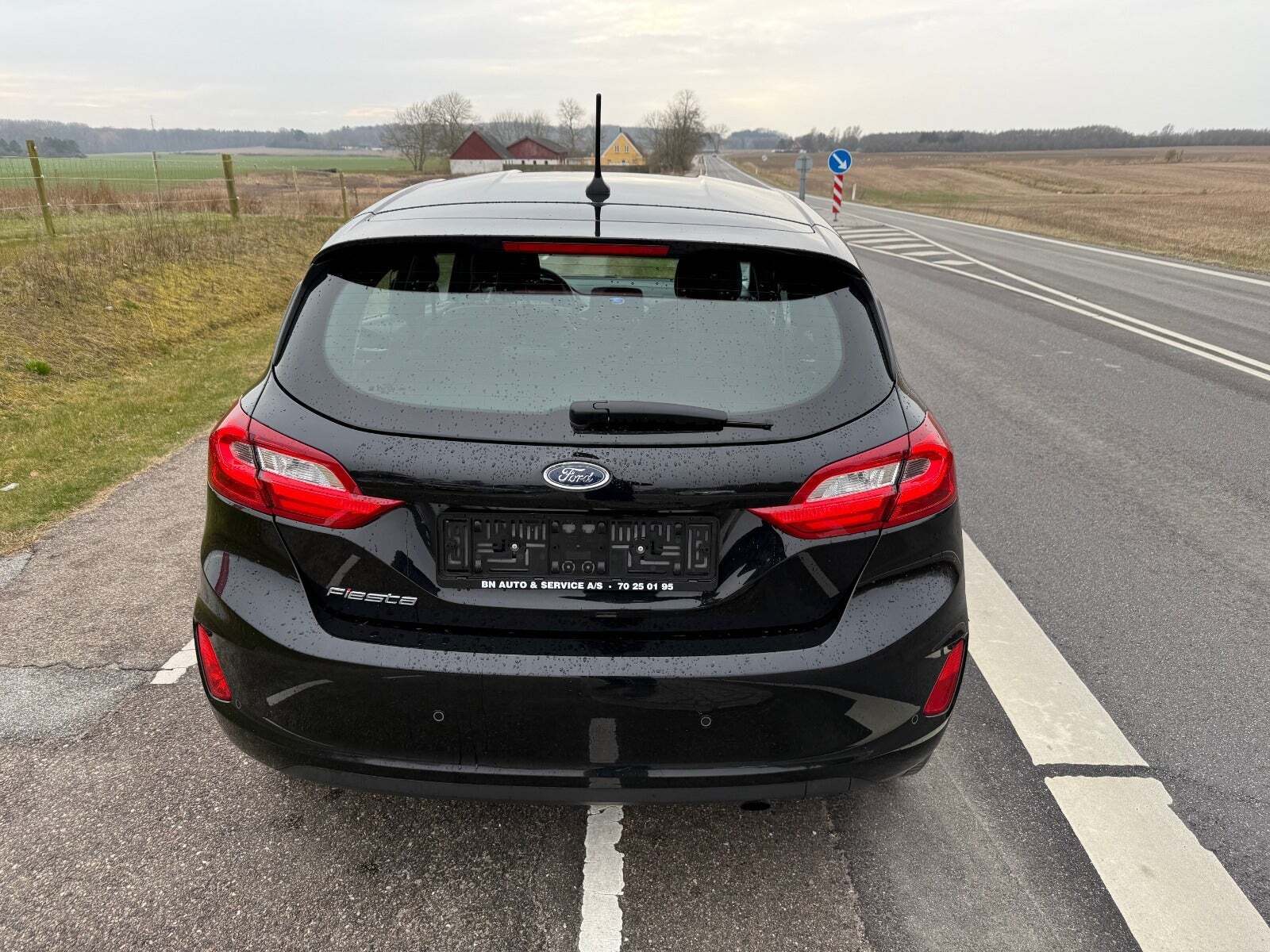 Sort Ford Fiesta fra 2018