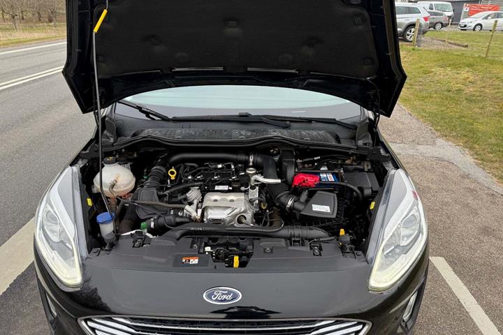 Sort Ford Fiesta fra 2018