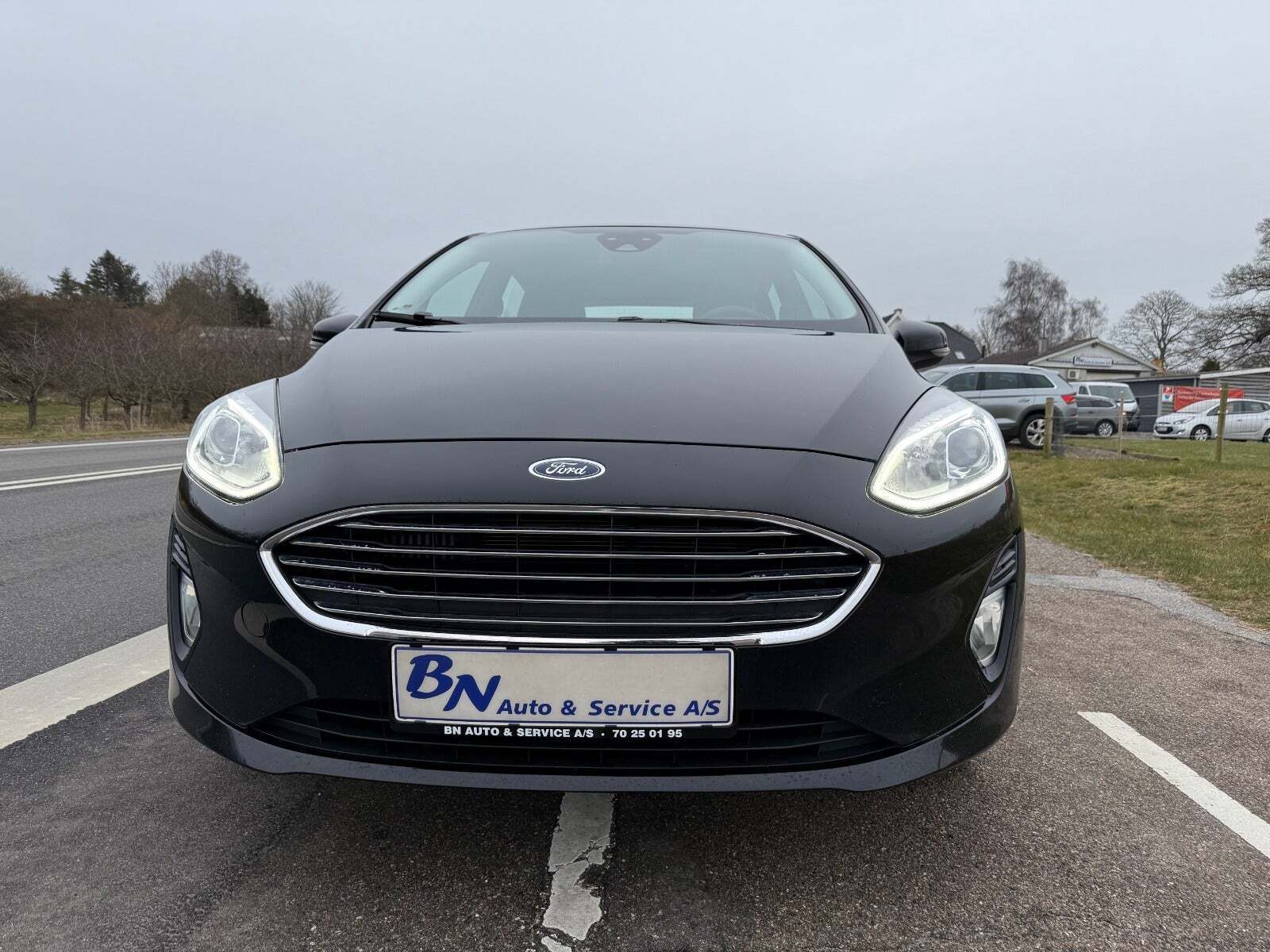 Sort Ford Fiesta fra 2018