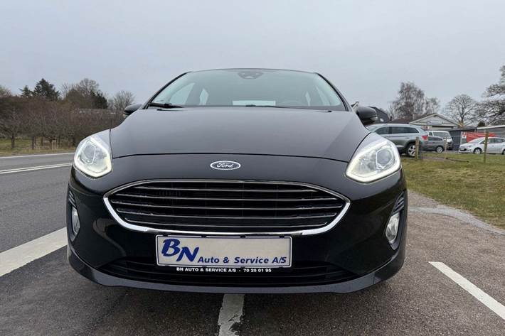 Sort Ford Fiesta fra 2018