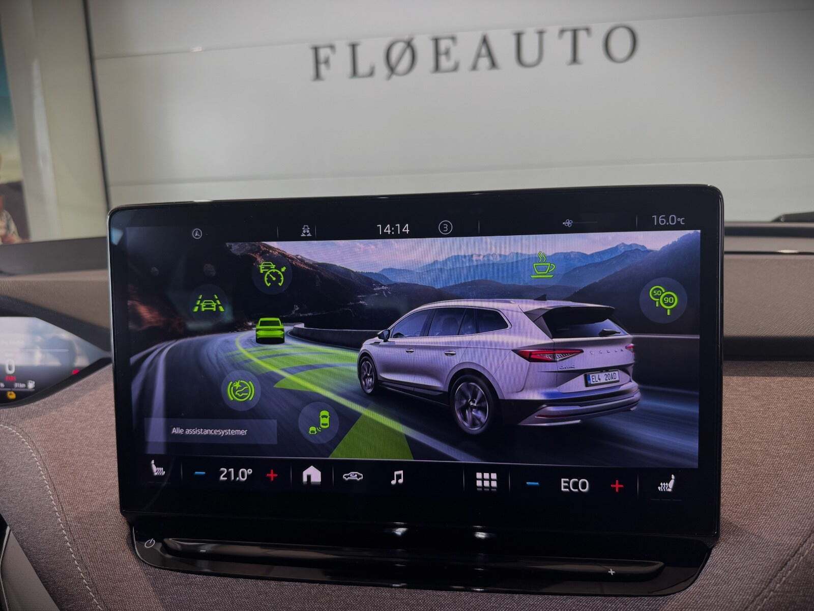 Sort Skoda Enyaq fra 2021