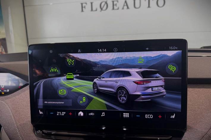 Sort Skoda Enyaq fra 2021