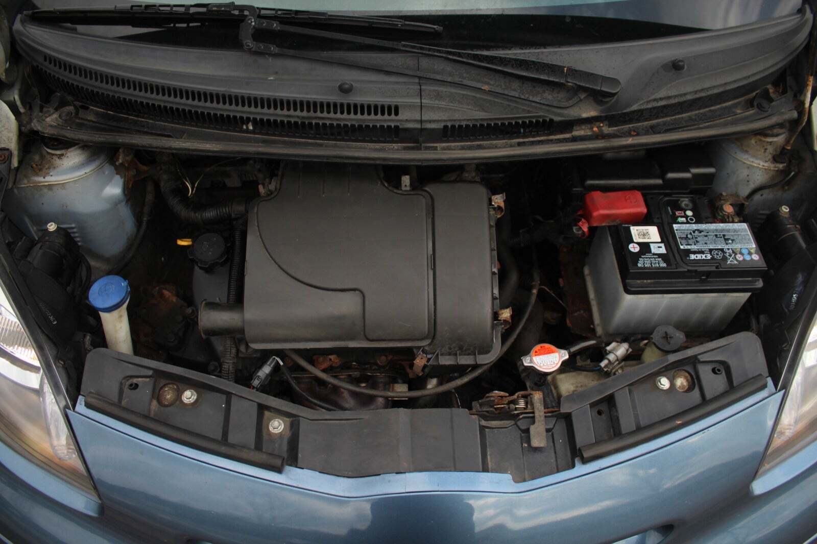 Blå Toyota Aygo fra 2009