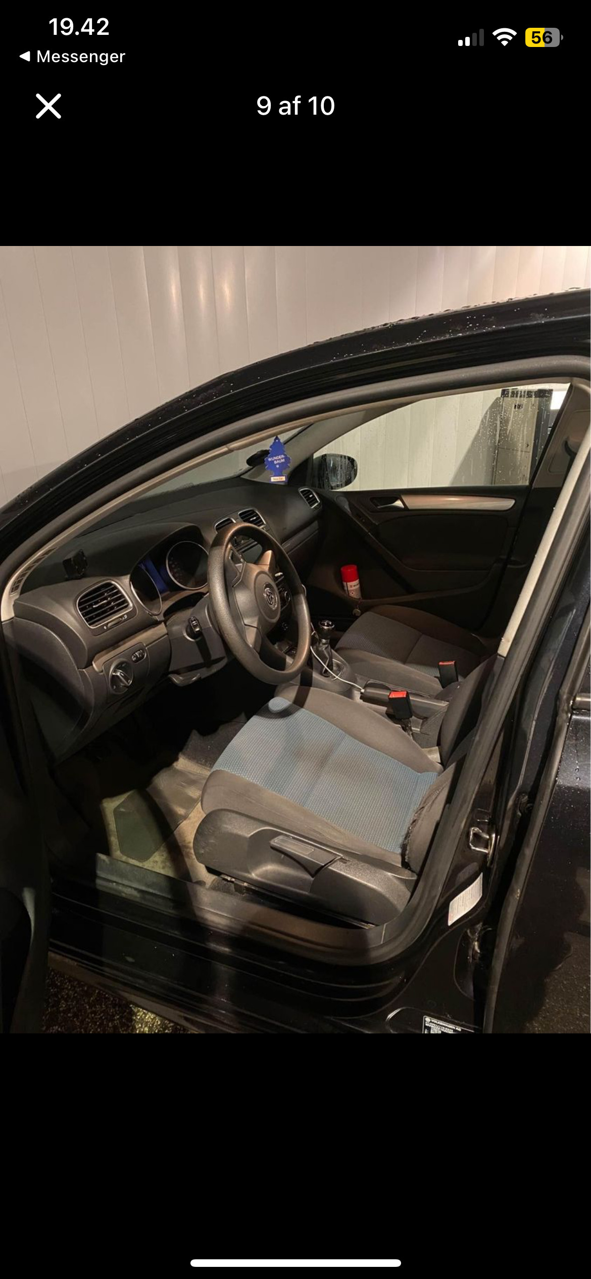 Sort VW Golf fra 2011