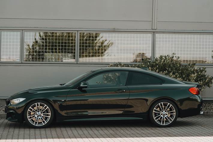 Grøn BMW 4-serie fra 2014