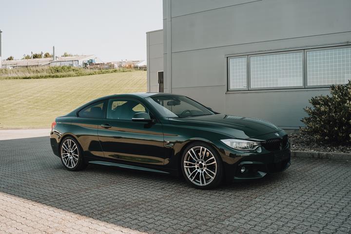 Grøn BMW 4-serie fra 2014